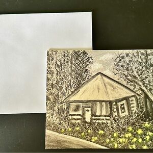 Note Card-Signed & Numbered 5x7 print. Replica of original acrylic painting 2of2